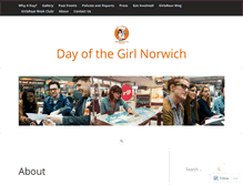 Tablet Screenshot of dayofthegirlnorwich.org
